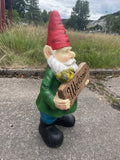 Welcome to the Garden Tall Gnome Ornament - TC002