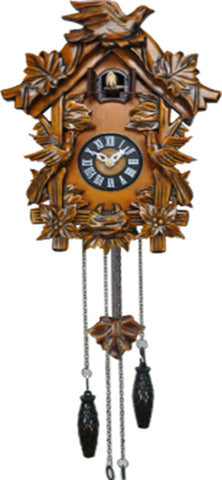 Antique Effect Carved Birds Cuckoo Clock - CC002