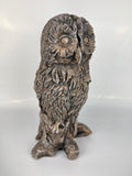 Carved Wood Effect Tawny Owl Garden Ornament - FC057