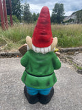 Welcome to the Garden Tall Gnome Ornament - TC002