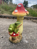 Copy of Toad on a Toadstool Ornament - TC004