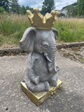 Elephant with Crown Ornament - TC011