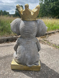 Elephant with Crown Ornament - TC011