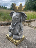 Elephant with Crown Ornament - TC011