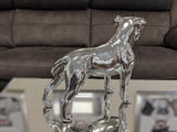 Electroplated Silver Small Bull Terrier Ornament - NY057