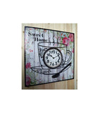 Sweet Home Coffee Cup Wall Clock - 14A318-3H