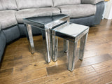 Ornate Mirrored Double Nest of Tables - AC004