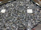 Crushed Diamante Mirrored Triple Nest of Tables - AC005