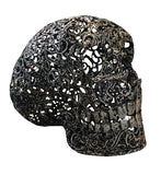 Hand Made Metal Skull Sculpture - AZ004