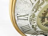 Large Mirrored Skeleton Wall Clock - 84.5cm - CA013