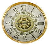 Large Mirrored Skeleton Wall Clock - 84.5cm - CA013