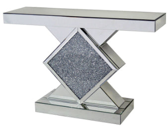 Glitz Small Diamante Diamond Console Table - CD119