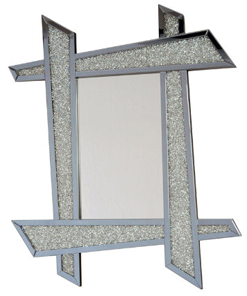 Glitz Funky Frame Diamante Wall Mirror - CD092