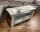 Glitz Large Diamante TV Cabinet - CD094