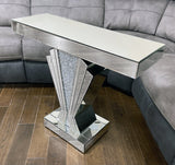 Glitz Diamante V Shape Console Table - CD113