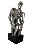 Silver Electroplated Female Sculpture Ornament - CMC006