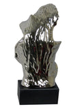 Silver Electroplated Kissing Sculpture Ornament - CMC017