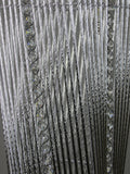 Silver Cayan Tower LED Floor Lamp with Crystals - WLFCayanTowerCrystal