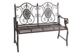 Wrought Iron Metal 2 Seater Bench - FA006