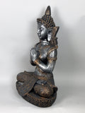 Silver & Copper Praying Lotus Buddha Ornament - FC019