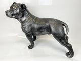 Grey Outdoor Staffordshire Bull Terrier Ornament - FC051