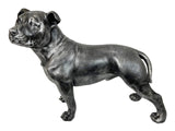 Grey Outdoor Staffordshire Bull Terrier Ornament - FC051