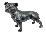 Grey Outdoor Staffordshire Bull Terrier Ornament - FC051