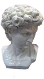 Small White Bust of David Ornament - FL002