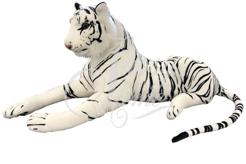 White Siberian Snow Tiger Soft Toy - 103cm - H001