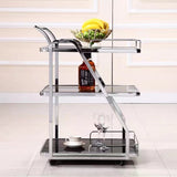 Drinks Master Silver 3 Tier Drinks Trolley - HJ003