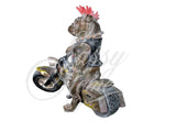 Biker Bulldog Ornament - JG002
