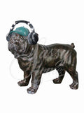 Bulldog with Baseball Cap Ornament - JG004
