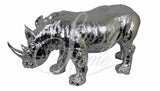 Silver Electroplated Rhinoceros Ornament - JG010