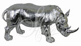 Silver Electroplated Rhinoceros Ornament - JG010