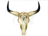 Large Bull Skull Wall Ornament - JG015