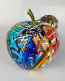 Multicolour Graffiti Apple Ornament - JG042