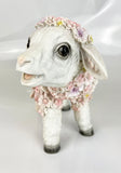 Standing Flower Lamb Ornament - JG050