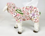 Standing Flower Lamb Ornament - JG050