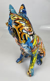 Multicolour Graffiti Fox Ornament - JG059