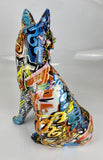 Multicolour Graffiti Fox Ornament - JG059