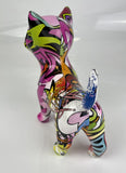Green & Purple Graffiti Chihuahua Ornament - JG066