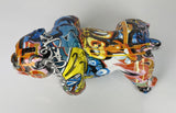 American Bulldog Multicolour Graffiti Ornament - JG067