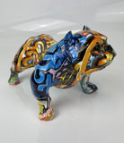 American Bulldog Multicolour Graffiti Ornament - JG067