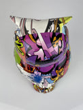 Owl Green Pink Purple Graffiti Ornament - JG069