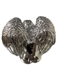 Sitting Silver Angel Ornament - JG030