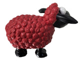 Red & Black Sheep Ornament - JG033