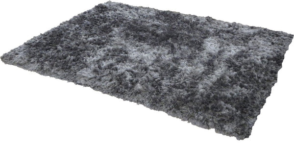 Luxury Grey Shag Pile Floor Rug