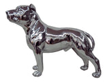 Electroplated Silver Small Bull Terrier Ornament - NY057