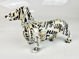 Newspaper Happy Headlines Dachshund Sausage Dog Ornament - NY075