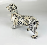 Newspaper Happy Headlines Dachshund Sausage Dog Ornament - NY075